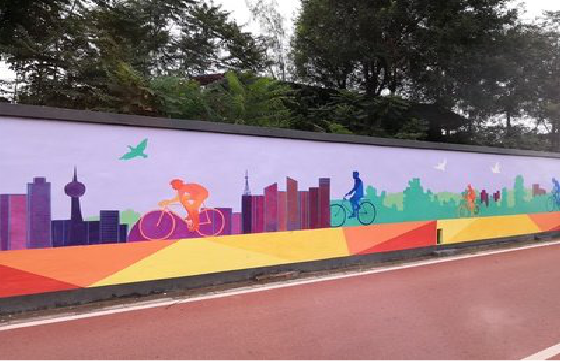 赤水市墙体彩绘-围墙