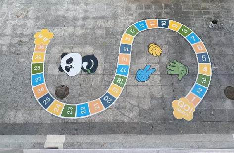 赤水市地面游戏彩绘