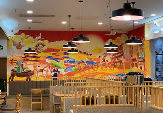 赤水市商业空间彩绘介绍。