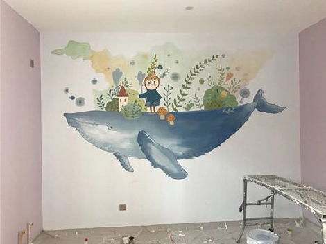 赤水市手绘墙的特点及优势。